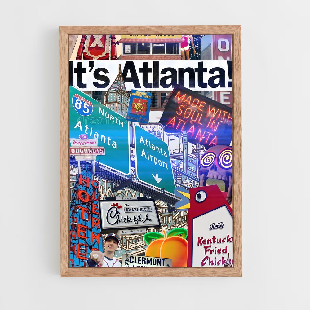 Poster Atlanta Passion – affiche Basketball (vue 4)